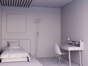 bedroom 01 3dnikmodels 3D Modell
