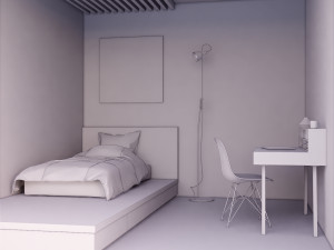 bedroom 01 3dnikmodels 3D Modell