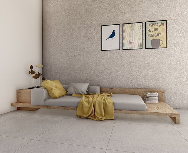 bedroom 02 - 3dnikmodels 3D 模型 .c4d .max .obj .3ds .fbx .stl .blend 
