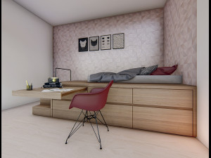 bedroom 03 - 3dnikmodels 3Dモデル