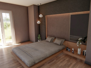 bedroom 04 - 3dnikmodels 3D Model