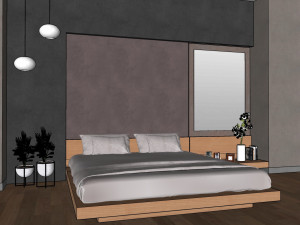 bedroom 04 - 3dnikmodels 3D मॉडल
