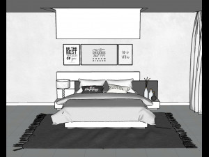 bedroom 05 - 3dnikmodels 3D 模型