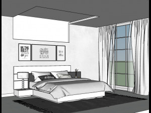 bedroom 05 - 3dnikmodels 3D 模型