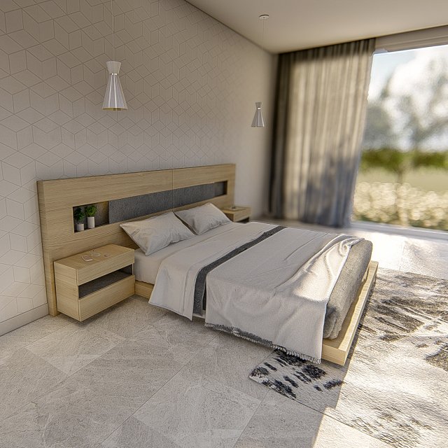 bedroom 06 - 3dnikmodels 3D Model .c4d .max .obj .3ds .fbx .stl .blend