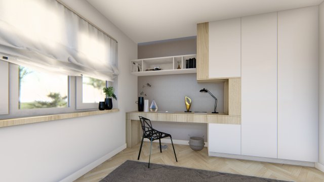 built-in desk 01 - 3dnikmodels Modello 3D .c4d .max .obj .3ds .fbx .stl .blend