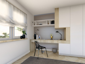 built-in desk 01 - 3dnikmodels 3D Model
