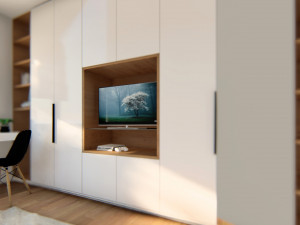 built-in desk 02 - 3dnikmodels 3D Model
