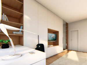 built-in desk 02 - 3dnikmodels 3D Model