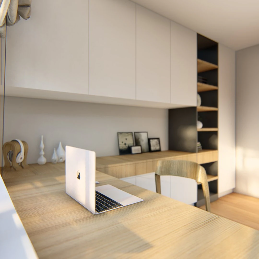 built-in desk 03 - 3dnikmodels 3D Model .c4d .max .obj .3ds .fbx .stl .blend 