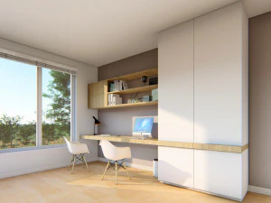 built-in desk 04 - 3dnikmodels 3D Model