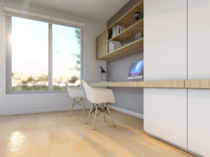 built-in desk 04 - 3dnikmodels 3D Model