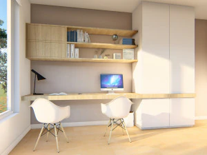 built-in desk 04 - 3dnikmodels 3D Model