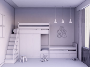 childroom 02 - 3dnikmodels 3Dモデル