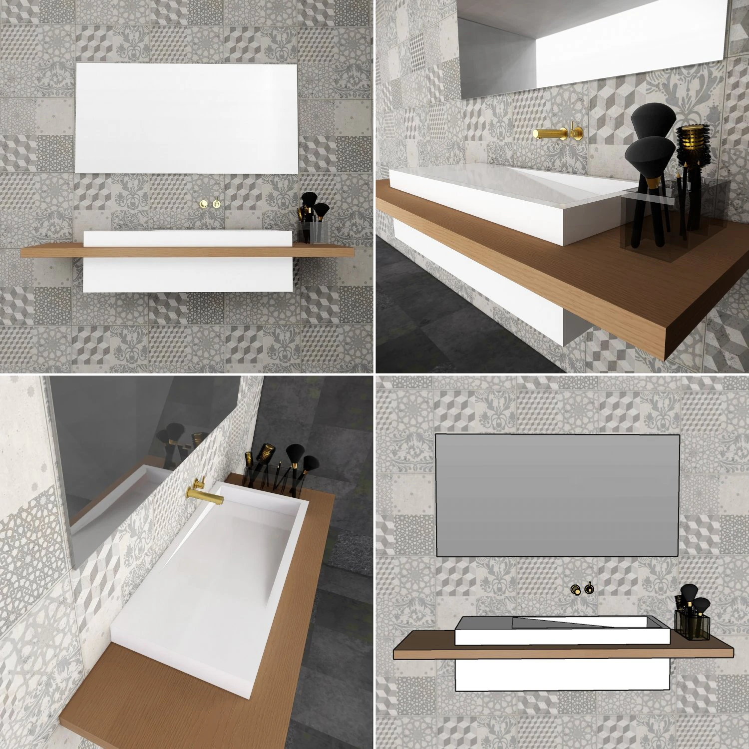 bathroom sink 01 - 3dnikmodels 3D Model .c4d .max .obj .3ds .fbx .stl .blend 