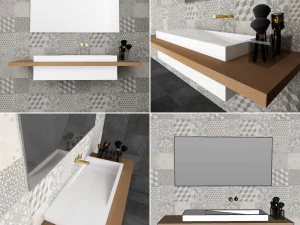 lavabo del baño 01 - 3dnikmodels Modelo 3D