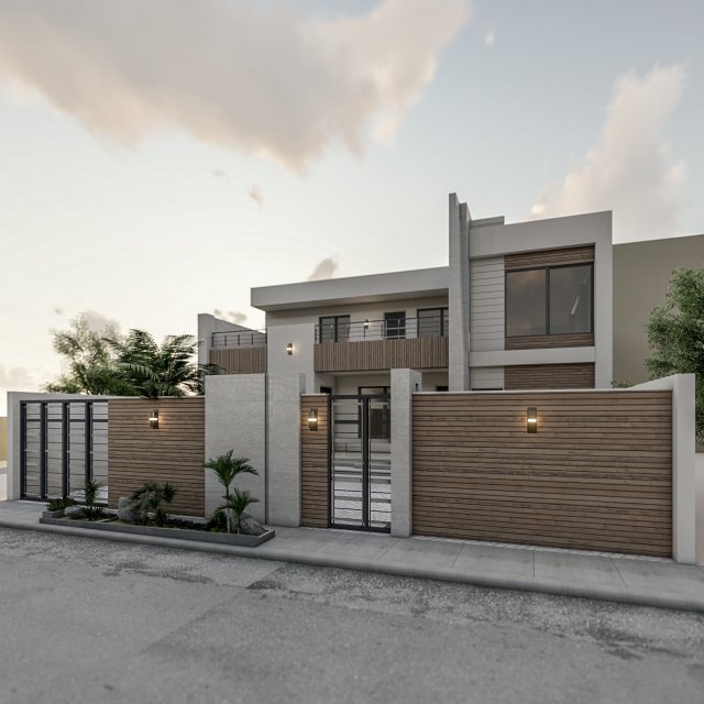 3dnikmodels villa 01 3D Model .c4d .max .obj .3ds .fbx .stl .blend 