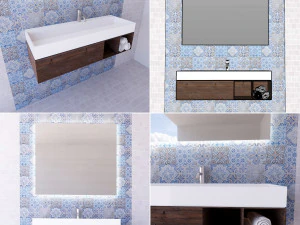 lavandino del bagno 02 - 3dnikmodels Modello 3D