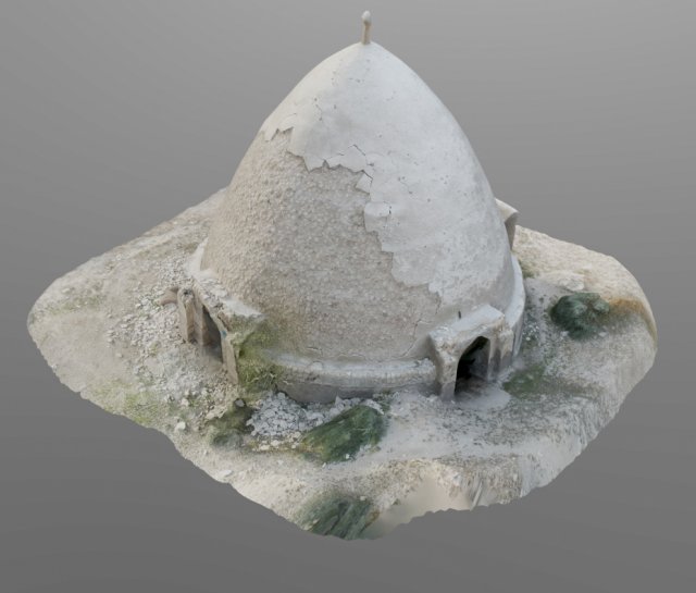 3d scanned ab anbar - water reservoir 3D Модель .c4d .max .obj .3ds .fbx .stl .blend