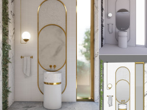 bathroom 16 3D 模型