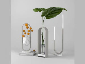 pianta in vaso 02 Modello 3D