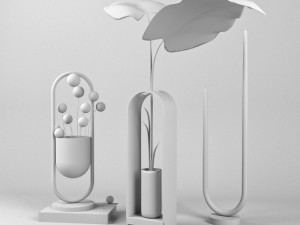pot plant 02 Modelo 3D