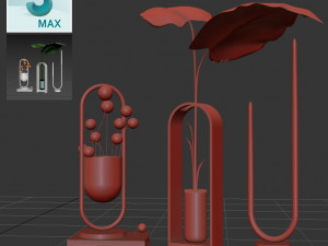 pot plant 02 Modelo 3D
