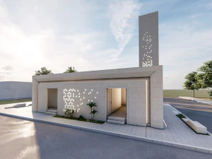 Mosque 01 3D Model