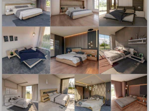 3dnik interior vol 01 - bedroom 3D Model