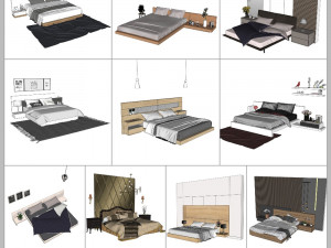 3dnik interior vol 01 - bedroom Modelo 3D