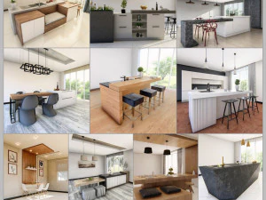 3dnik interior vol 03 kitchen counter 3D Model