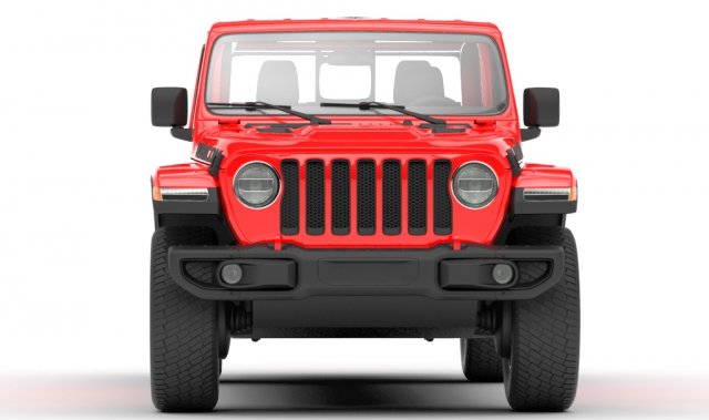 jeep gladiator rubicon 2020 Model 3D .c4d .max .obj .3ds .fbx .stl .blend