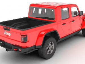 jeep gladiator rubicon 2020 Model 3D