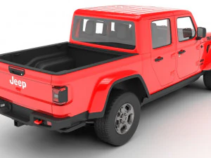 Jeep Gladiatore Rubicon 2020 Modello 3D