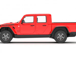Jeep Gladiatore Rubicon 2020 Modello 3D