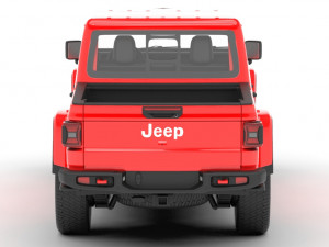 jeep gladiator rubicon 2020 Model 3D