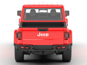 Jeep Gladiatore Rubicon 2020 Modello 3D