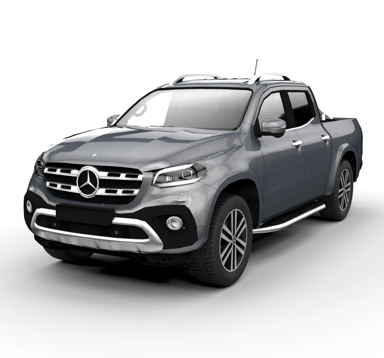 mercedes clase x 2019 3D Model .c4d .max .obj .3ds .fbx .stl .blend 
