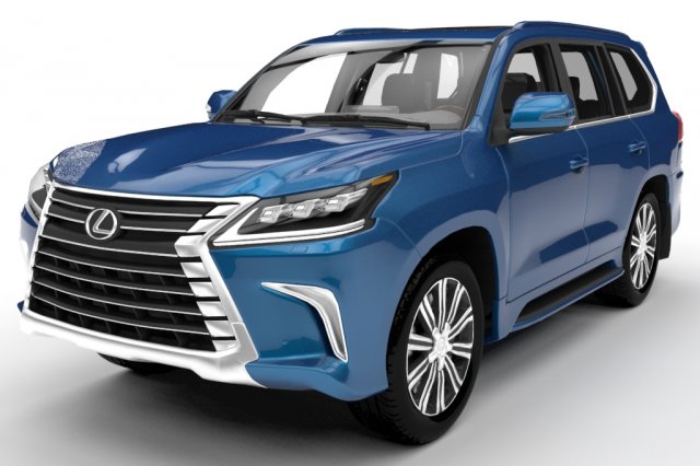 lexus lx 570 2017 Modèle 3D .c4d .max .obj .3ds .fbx .stl .blend 