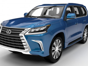 lexus lx 570 2017 Model 3D