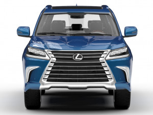 lexus lx 570 2017 Modèle 3D
