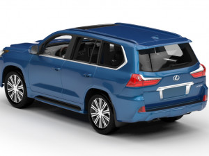 lexus lx 570 2017 Modèle 3D