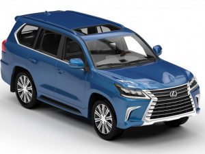 lexus lx 570 2017 Modèle 3D
