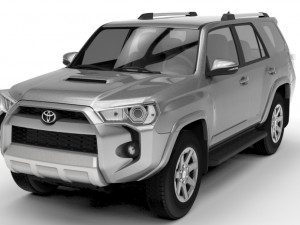 toyota 4runner sr5 2017 Model 3D