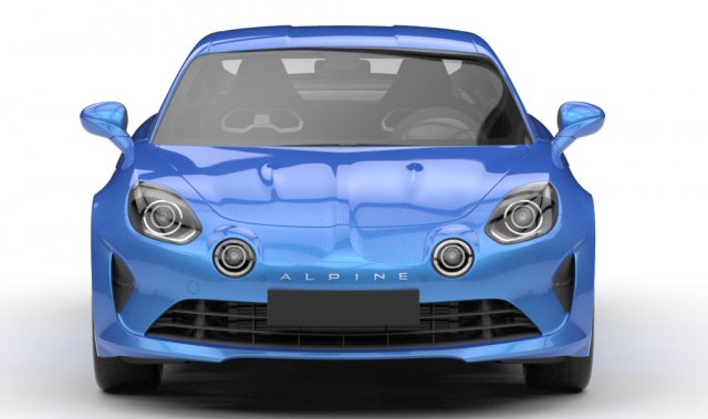 alpine a110 2018 3D 모델 .c4d .max .obj .3ds .fbx .stl .blend 