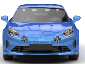 alpine a110 2018 3D मॉडल