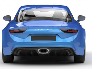 alpine a110 2018 3D 모델