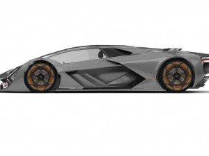 lamborghini terzo millennio 2018 3D Model