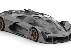 lamborghini terzo millennio 2018 3D Model