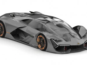 lamborghini terzo millennio 2018 3D Model